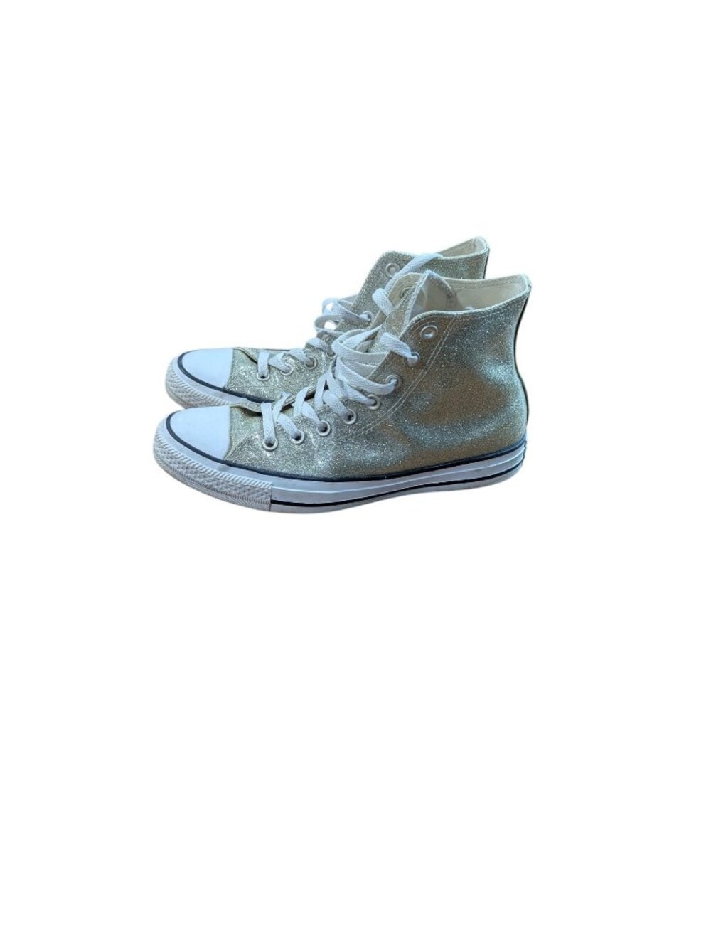 Converse Chuck Taylor All Star Glitter High Top Sneakers Casual Glam Sz 9